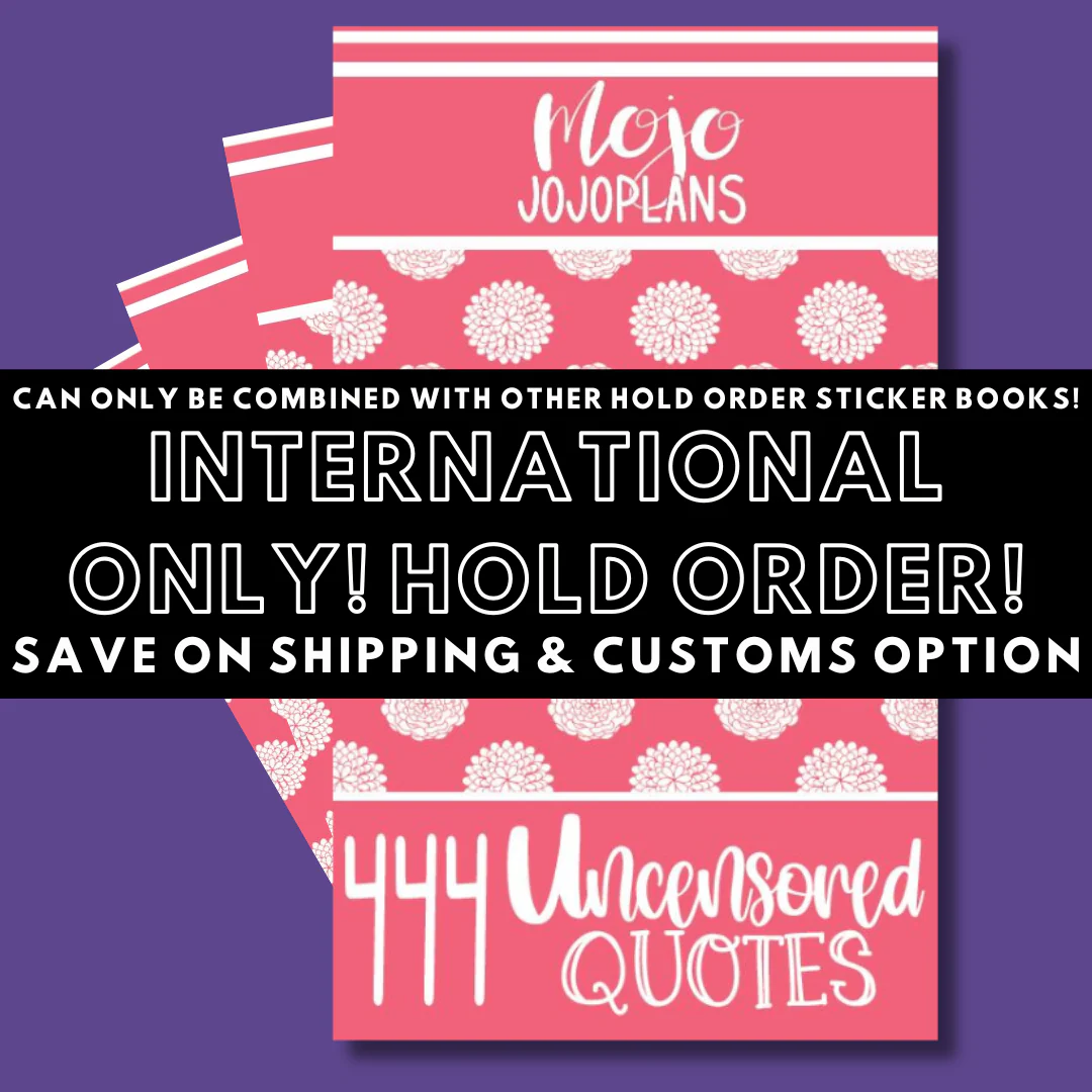 INTERNATIONAL ONLY- Quotes & Word Sticker Books Options (No U.S. Orders) - Image 9