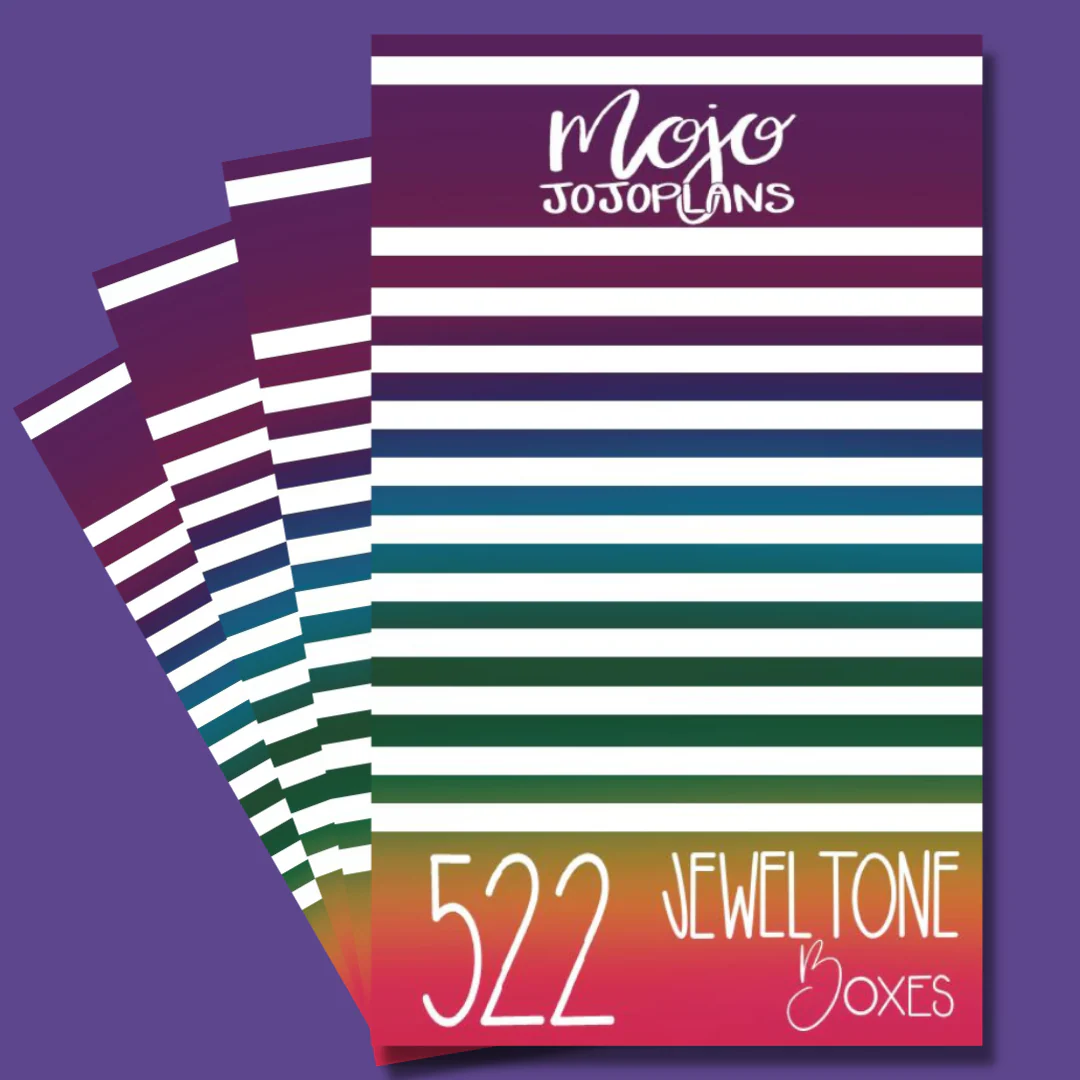 Jewel Tone Boxes Sticker Book (Discontinued Version)