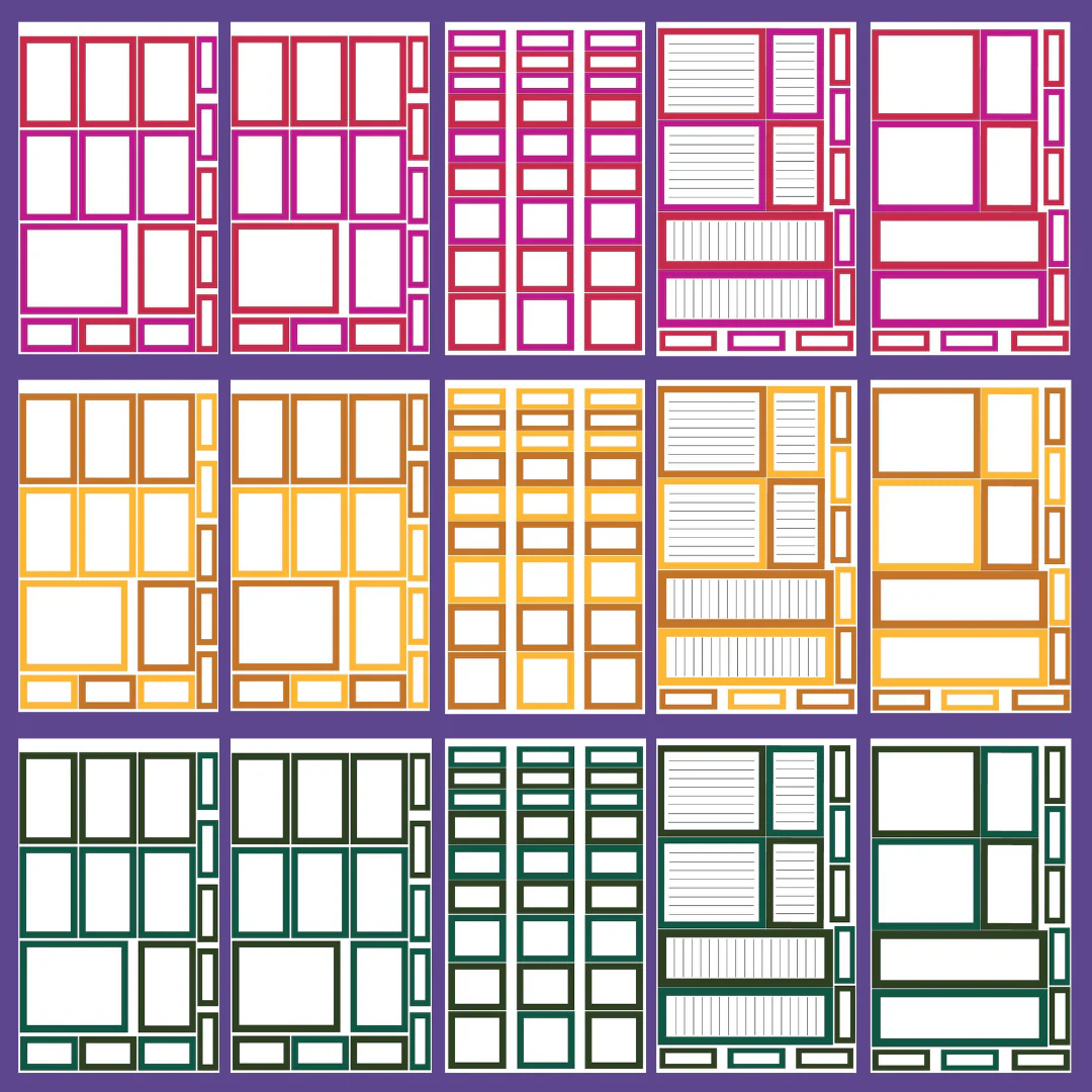 Jewel Tone Boxes Sticker Book (Discontinued Version) - Image 2