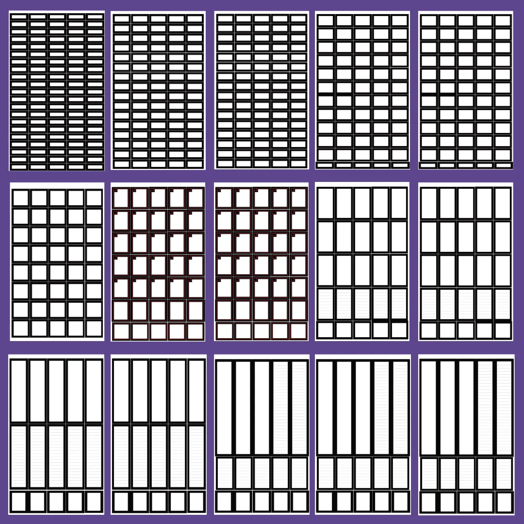 Mini Black Boxes Sticker Book - Image 2