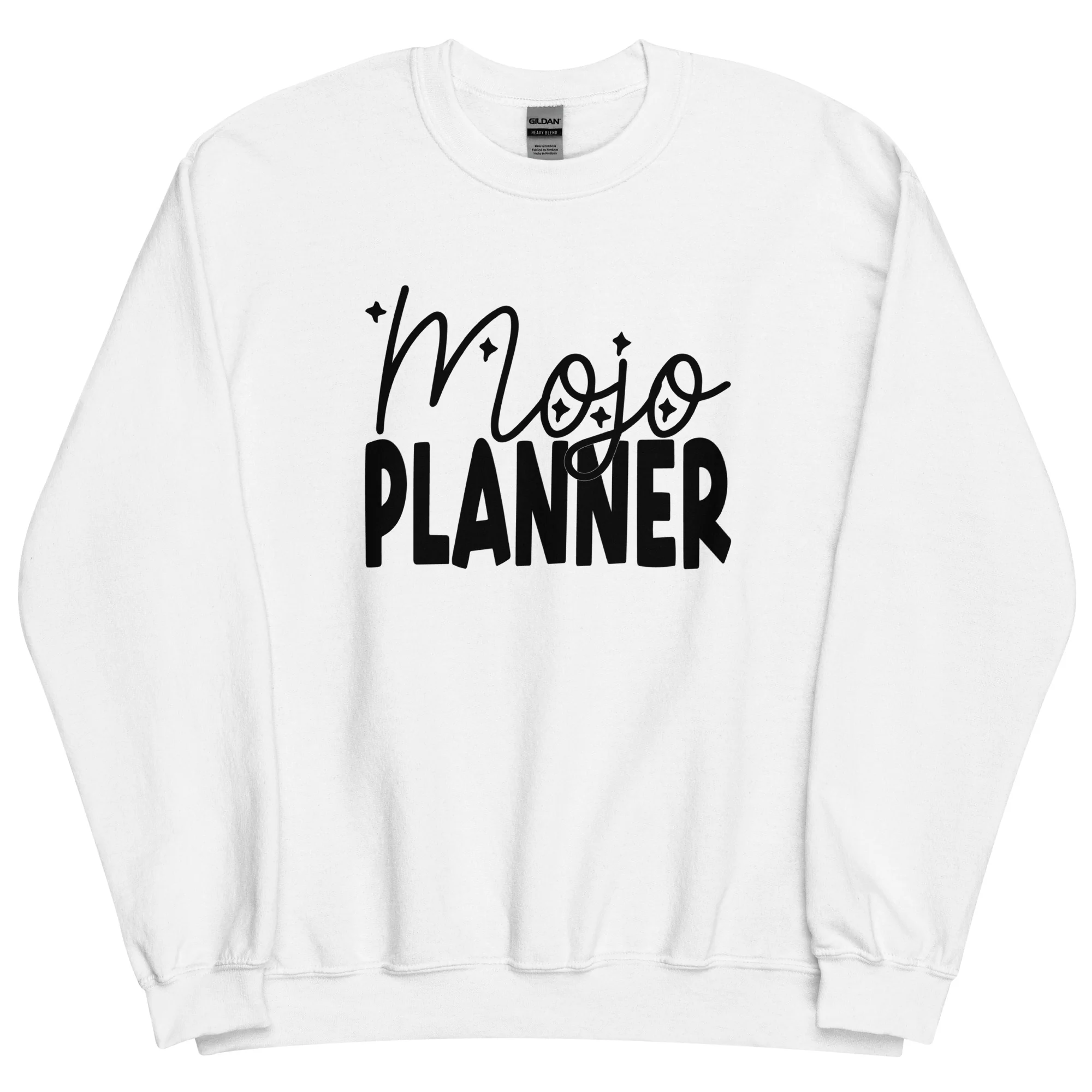 MOJO Planner-Black- Unisex Sweatshirt - Image 2