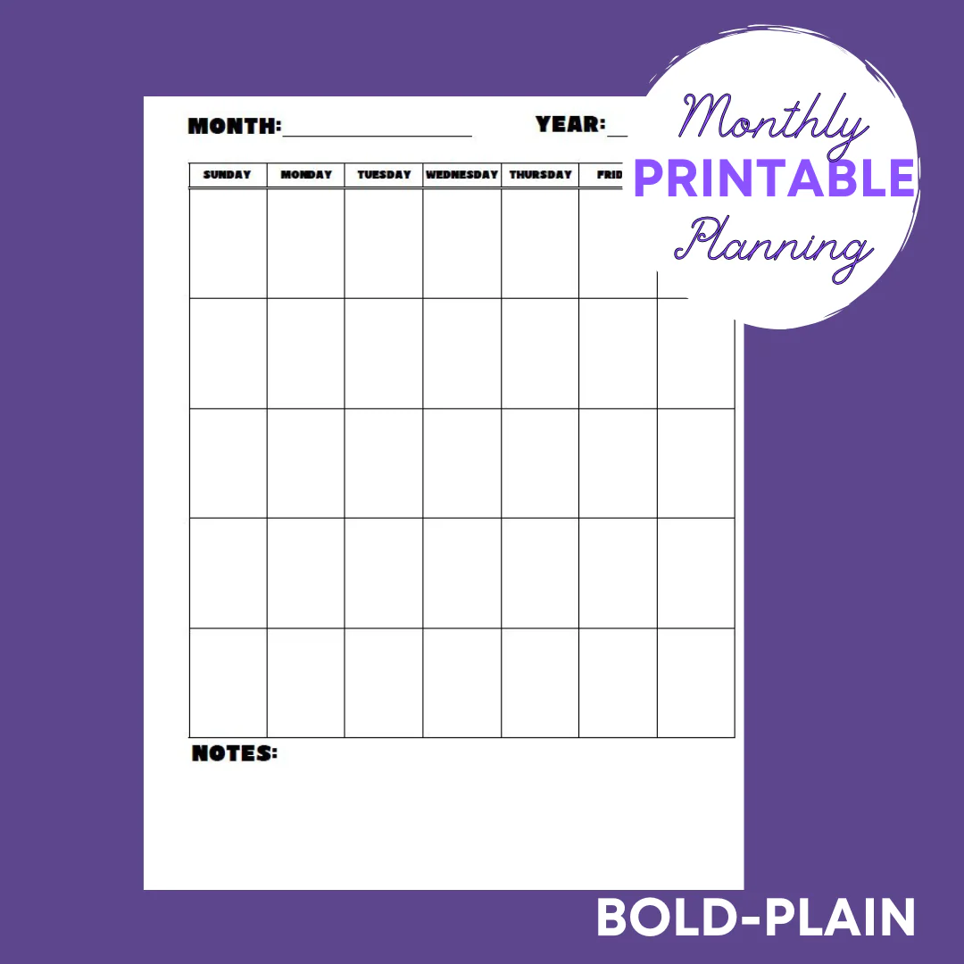 Monthly Planning Sheet - Image 4