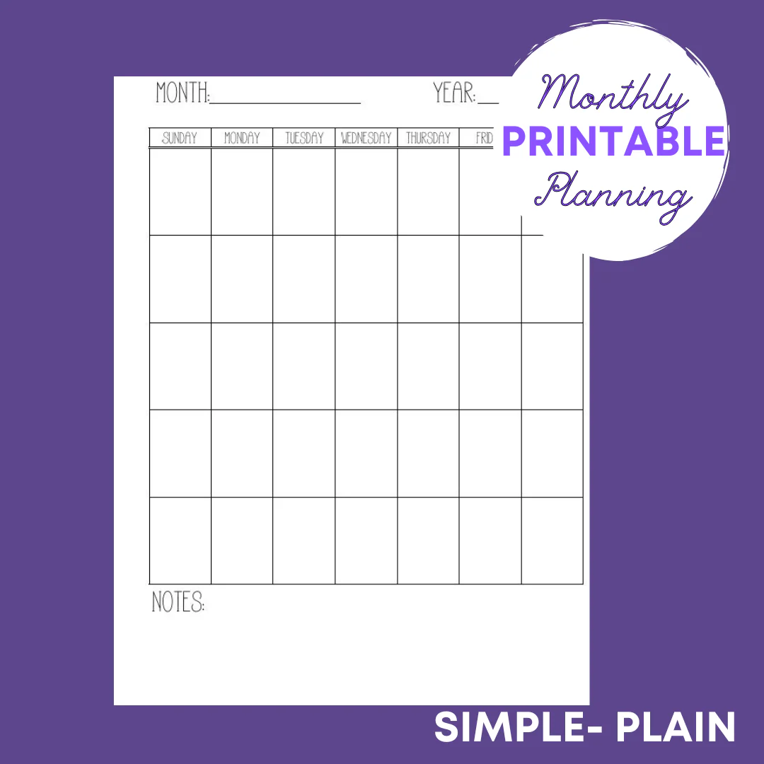 Monthly Planning Sheet - Image 6