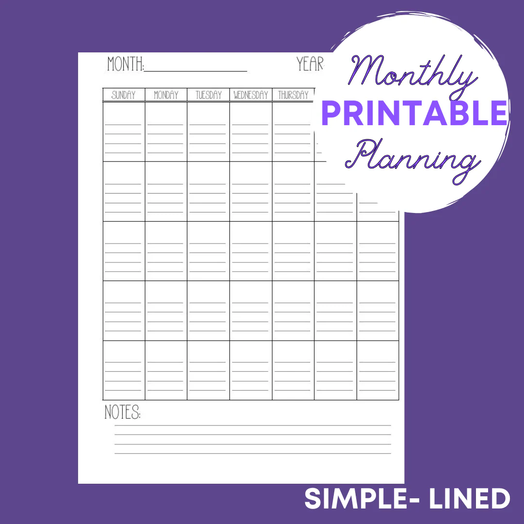 Monthly Planning Sheet - Image 7