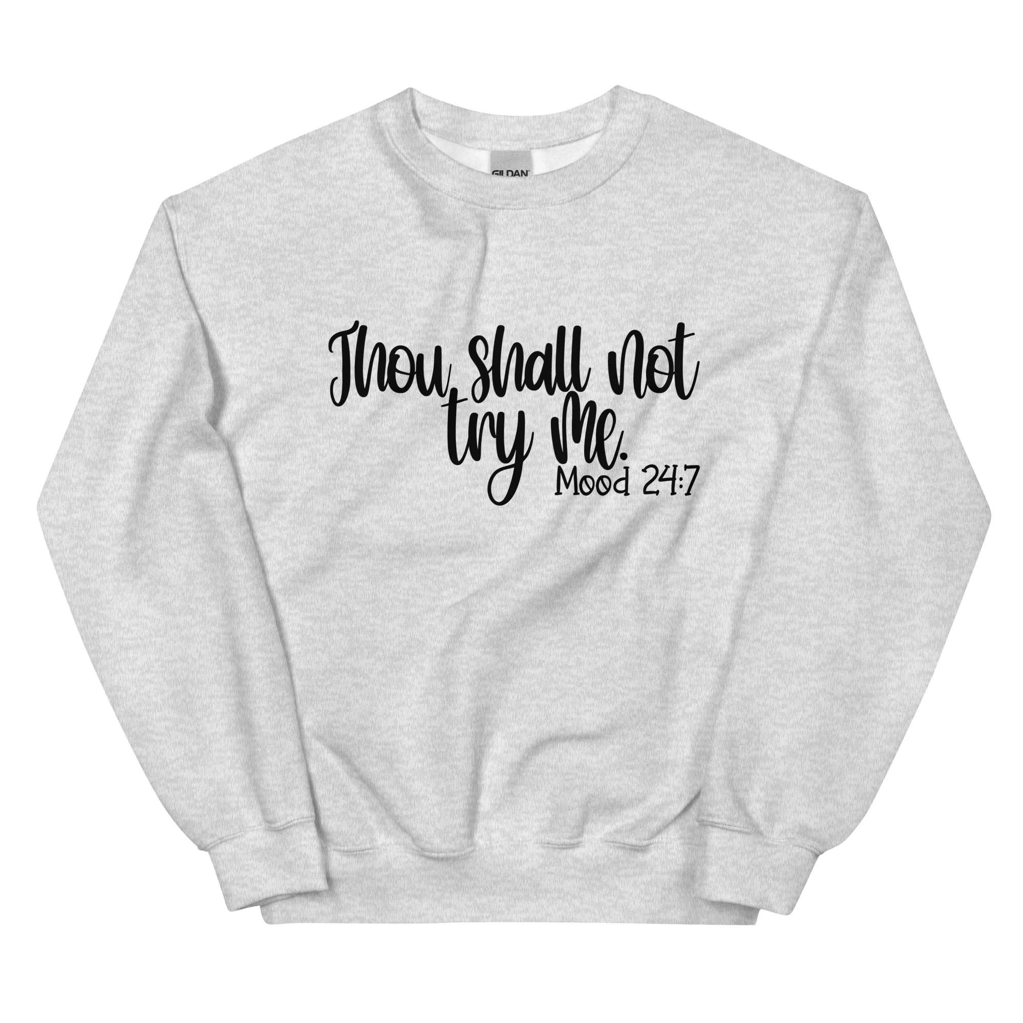 Mood 24:7 (Black)-Unisex Sweatshirt - Image 2