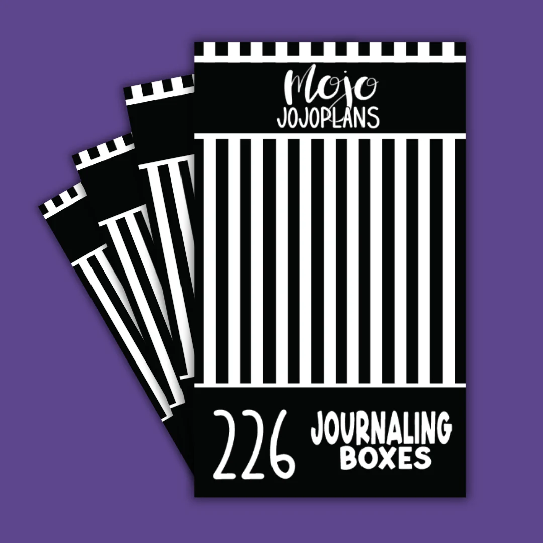 NEW Journaling Boxes Sticker Book