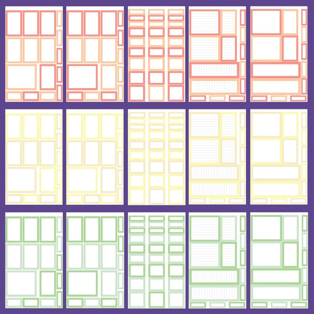 Pastel Boxes Sticker Book - Image 2