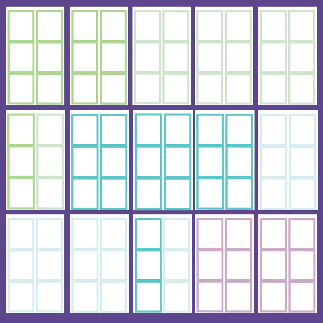 Pastel Functional Boxes SERIES 6 Sticker Book - Image 3