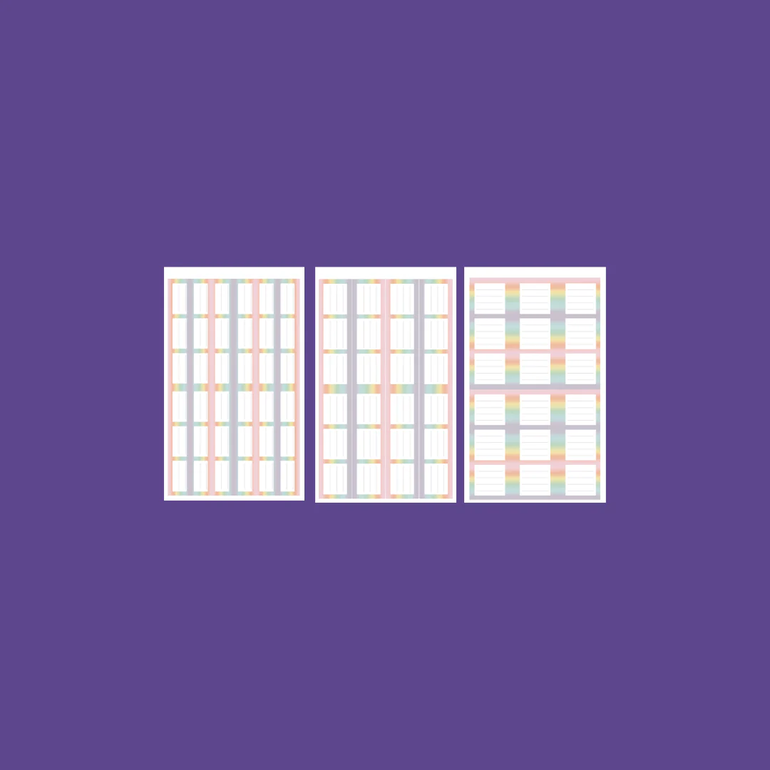Pastel Journaling Boxes 2.0 Sticker Book - Image 4