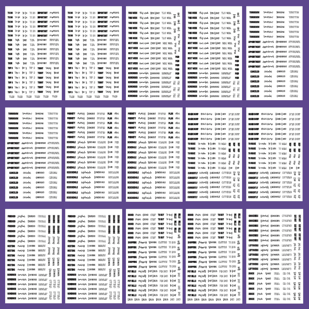 Plan the Plans Sticker Book - Image 2