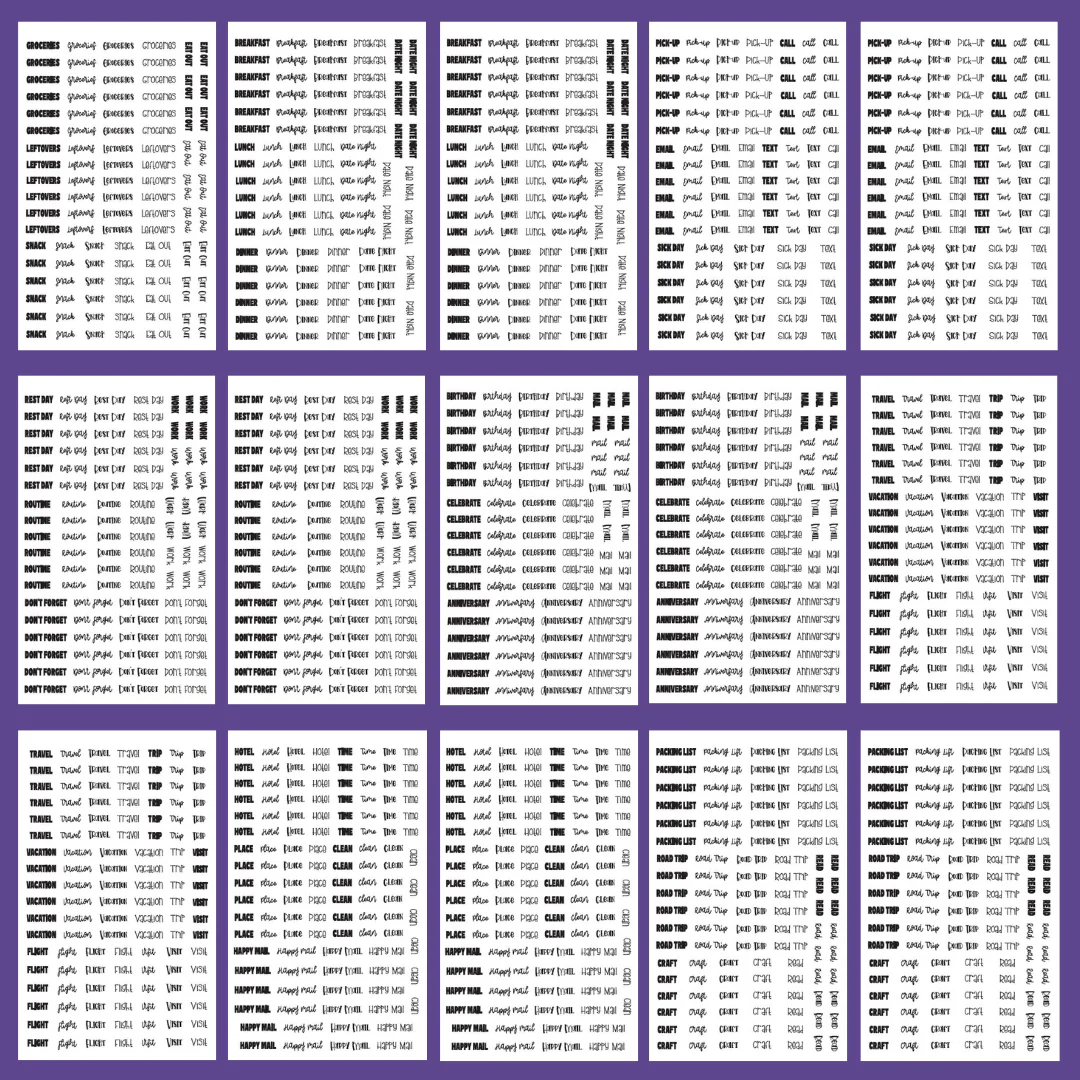 Plan the Plans Sticker Book - Image 3