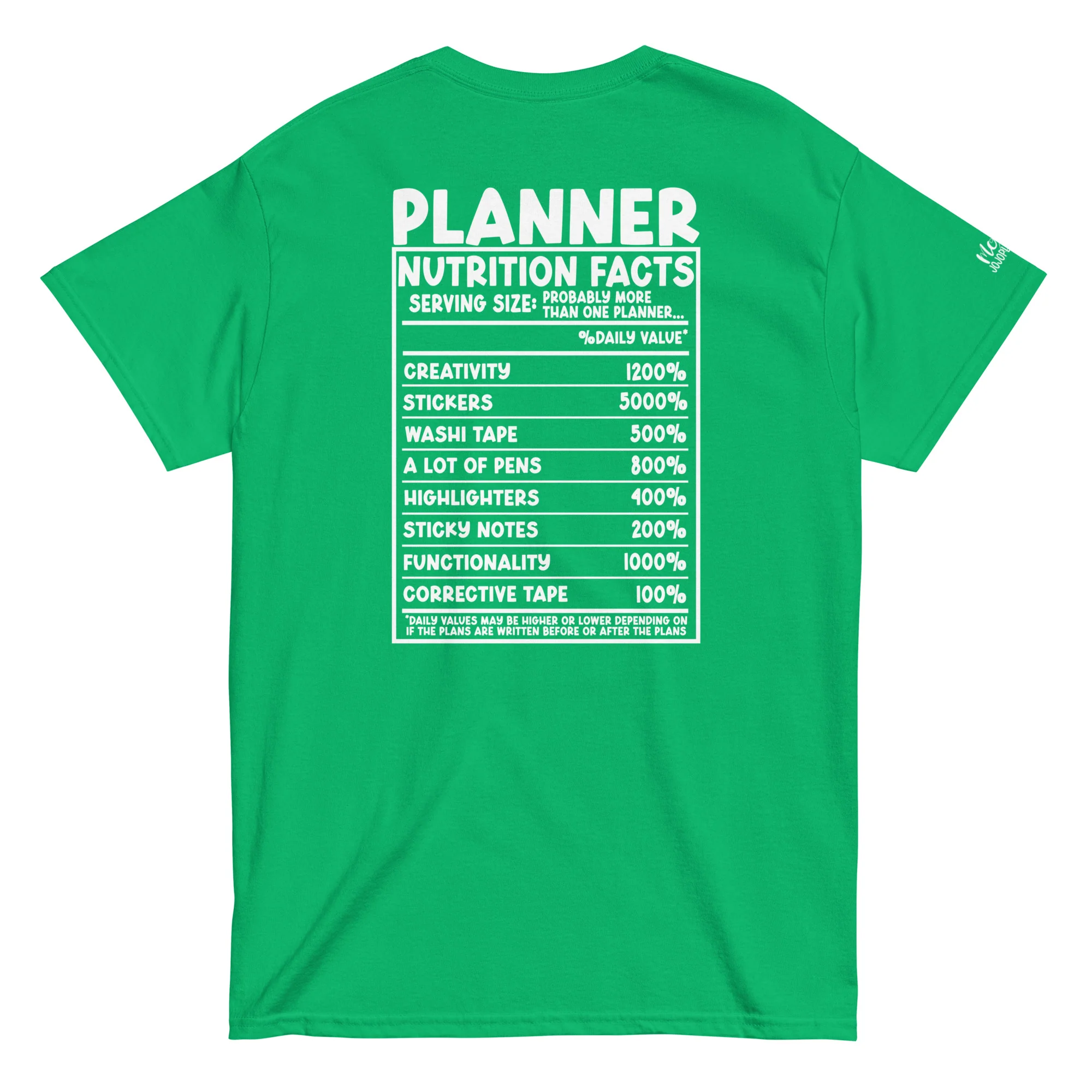 Planner Nutrition- Unisex classic tee - Image 5