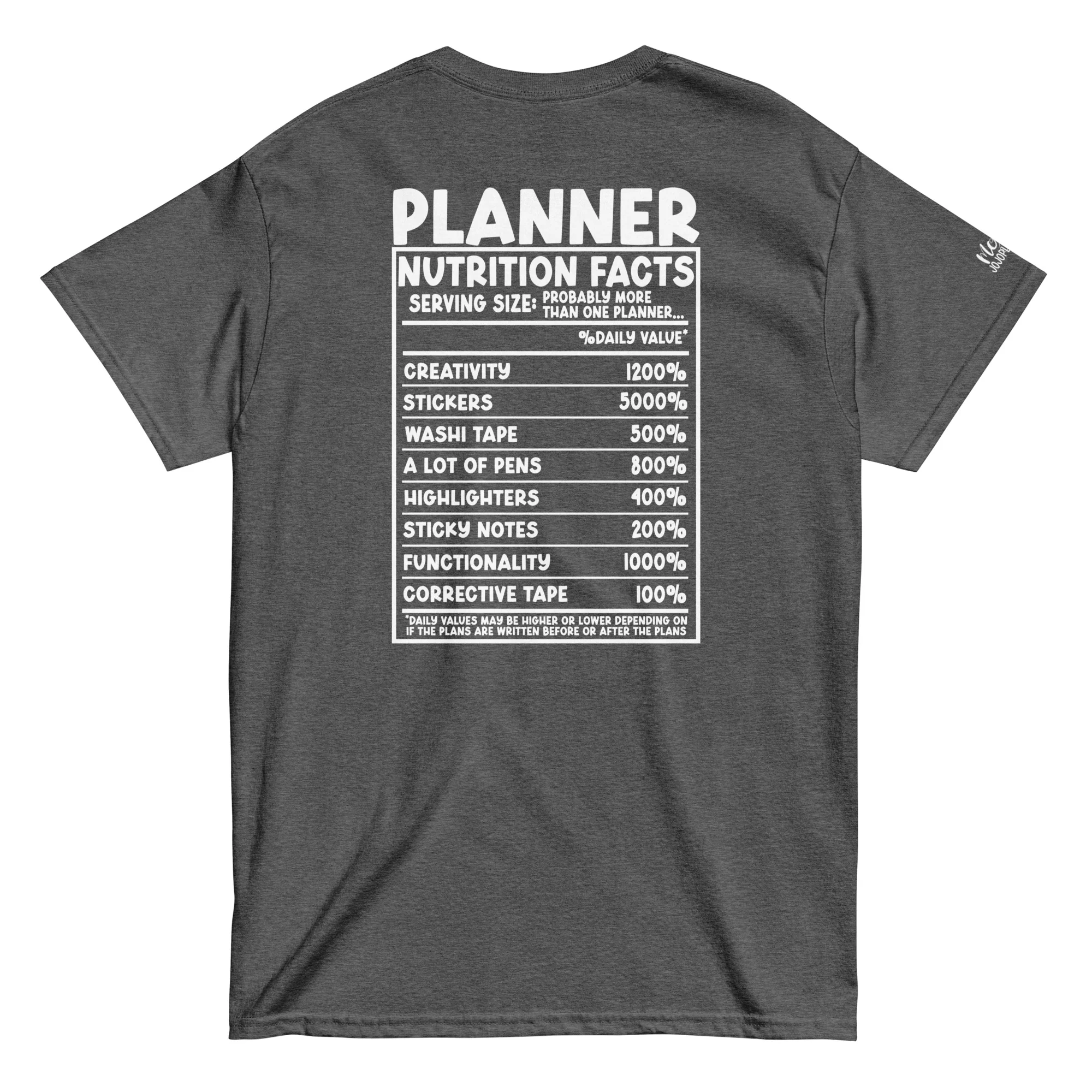 Planner Nutrition- Unisex classic tee - Image 8