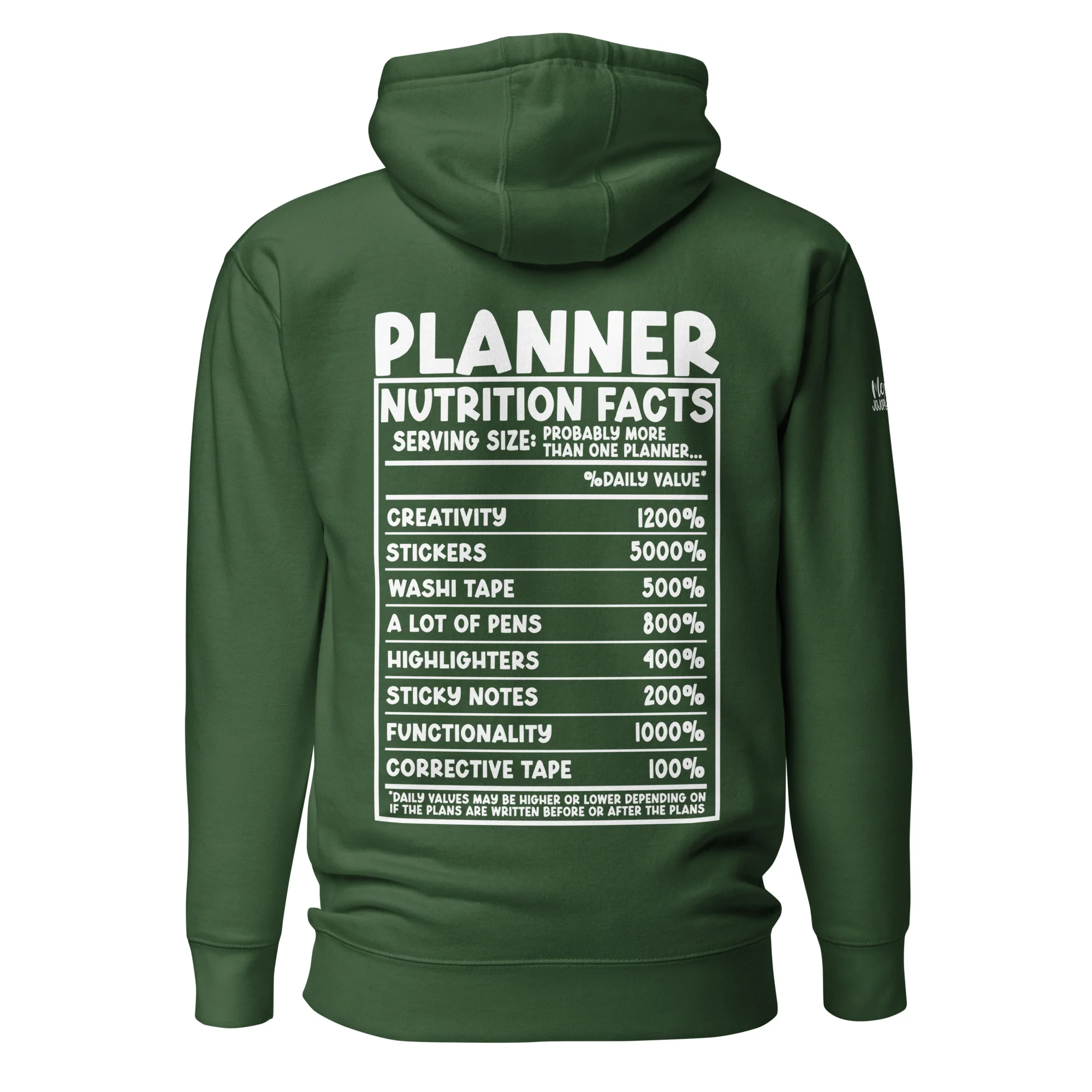 Planner Nutrition-Unisex Hoodie - Image 11