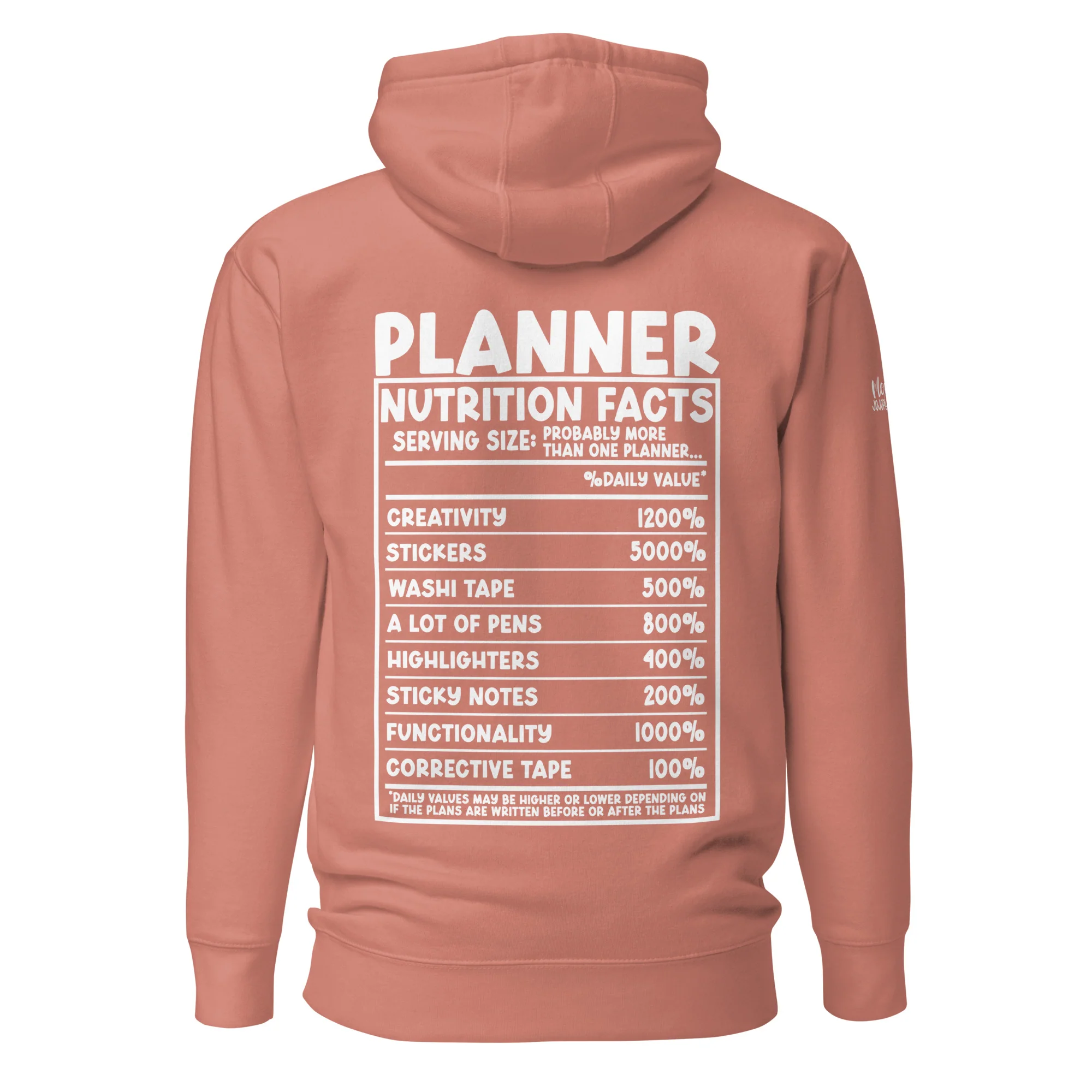 Planner Nutrition-Unisex Hoodie - Image 13