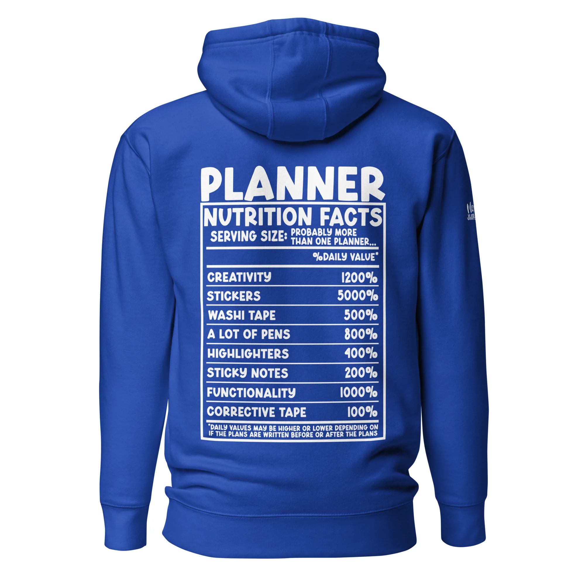 Planner Nutrition-Unisex Hoodie - Image 7