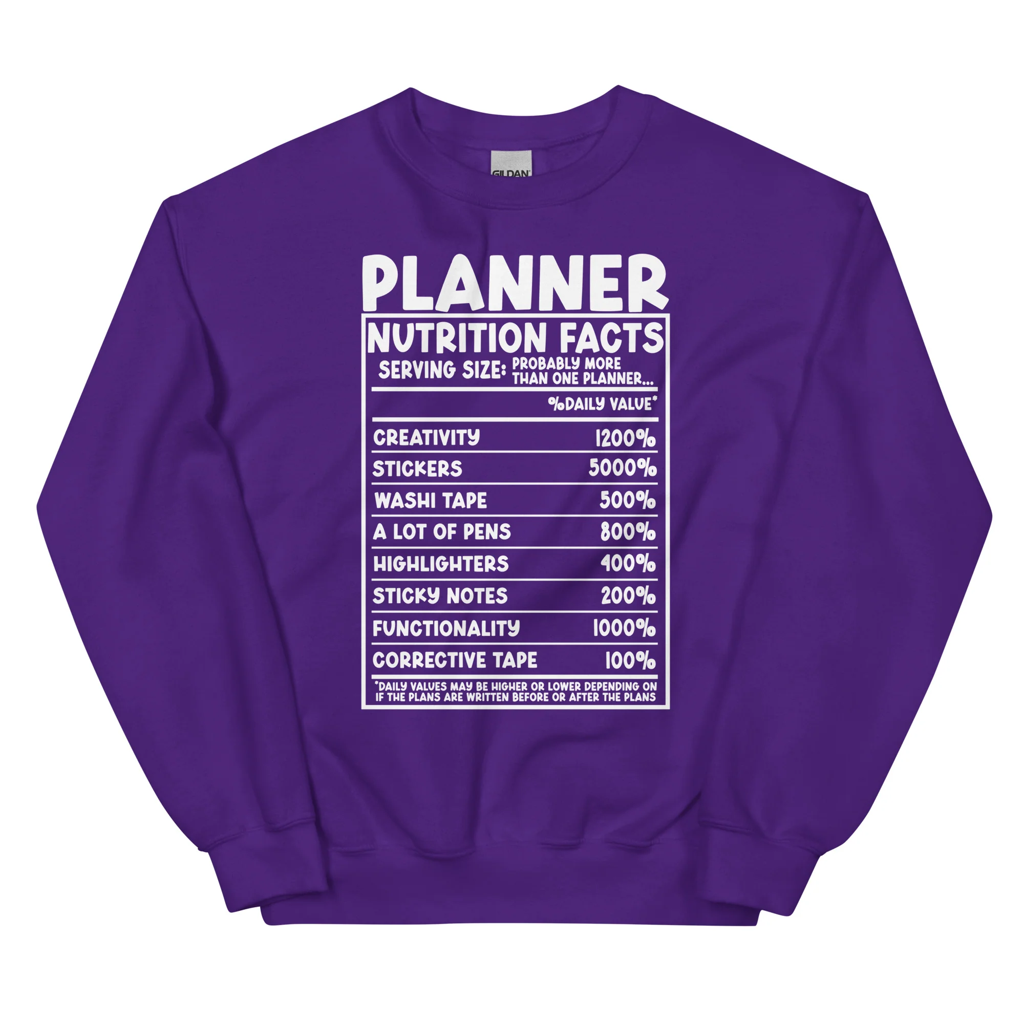 Planner Nutrition- Unisex Sweatshirt - Image 10
