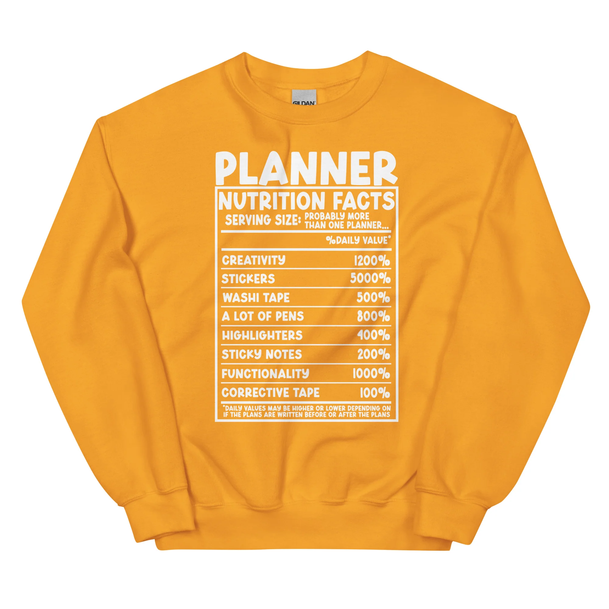 Planner Nutrition- Unisex Sweatshirt - Image 8