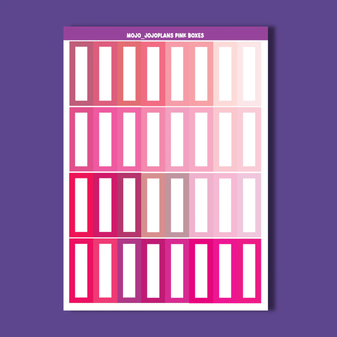 Rainbow Boxes Sampler Sheets (Individual) - Image 11
