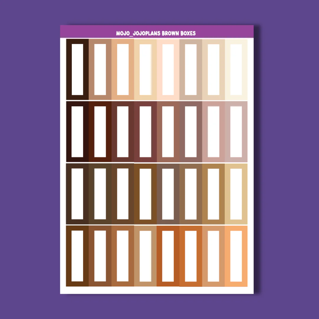 Rainbow Boxes Sampler Sheets (Individual) - Image 13