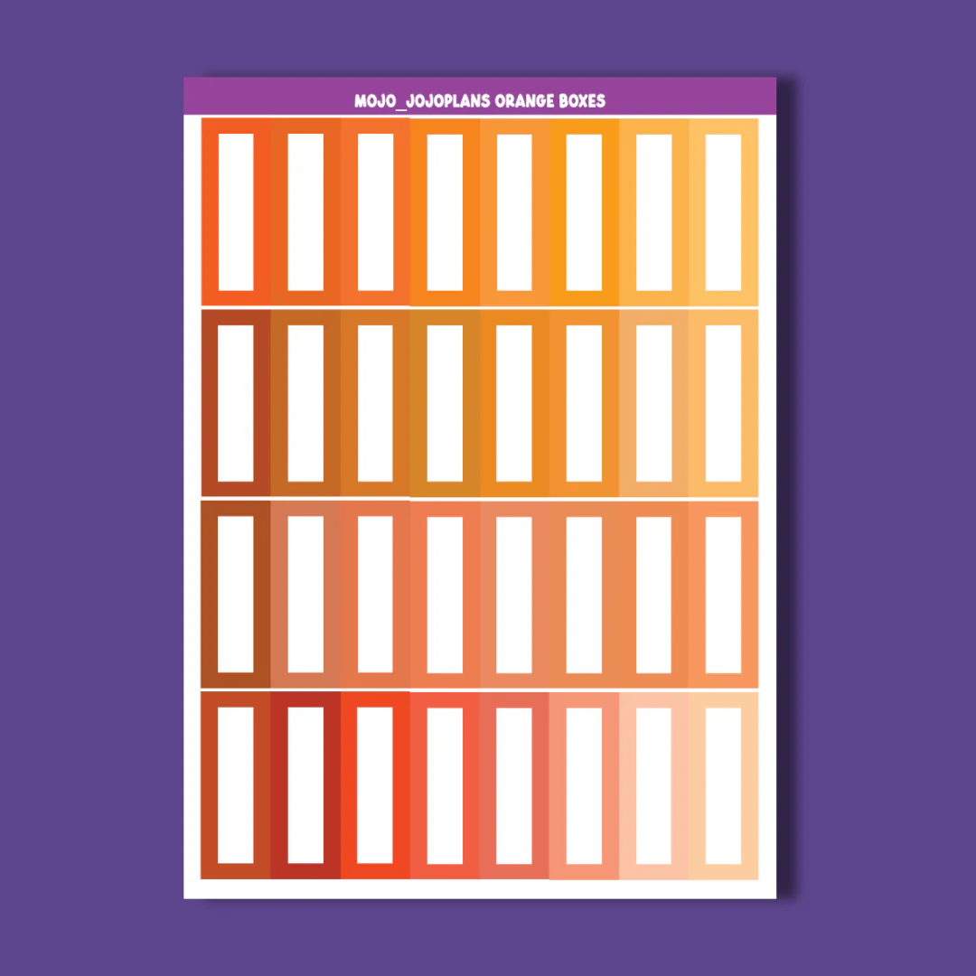 Rainbow Boxes Sampler Sheets (Individual) - Image 3
