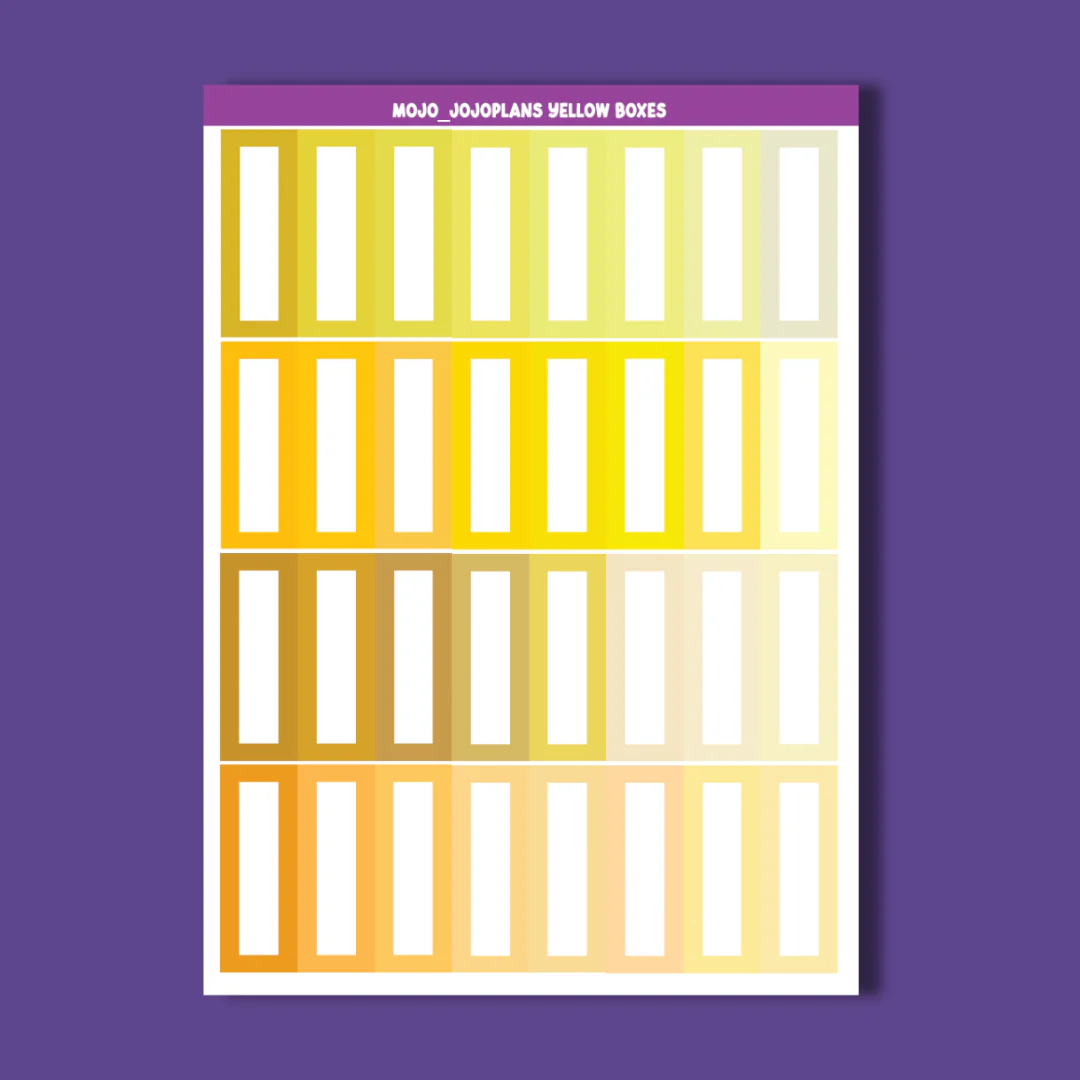 Rainbow Boxes Sampler Sheets (Individual) - Image 4