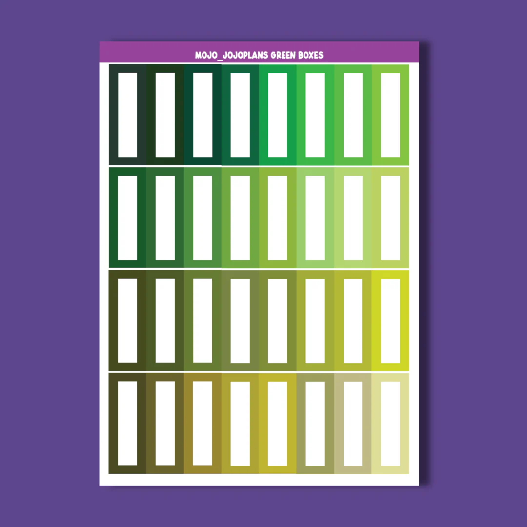 Rainbow Boxes Sampler Sheets (Individual) - Image 5