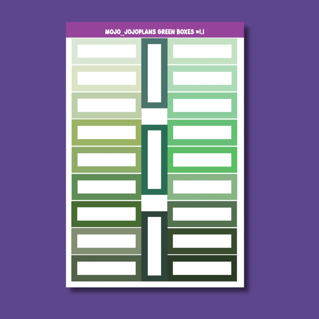Rainbow Boxes Sampler Sheets (Individual) - Image 6