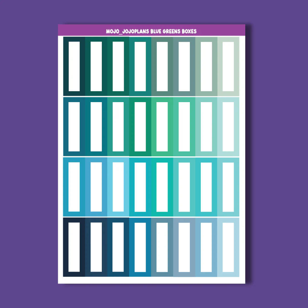 Rainbow Boxes Sampler Sheets (Individual) - Image 7