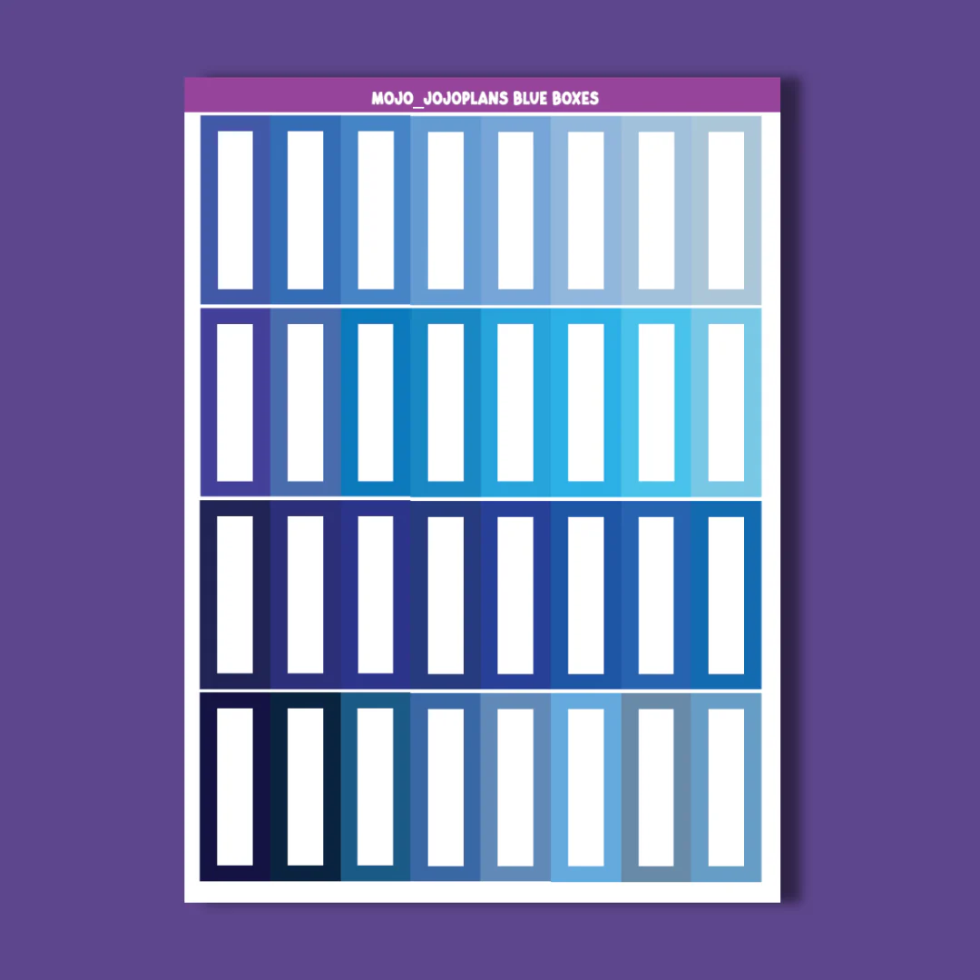 Rainbow Boxes Sampler Sheets (Individual) - Image 8
