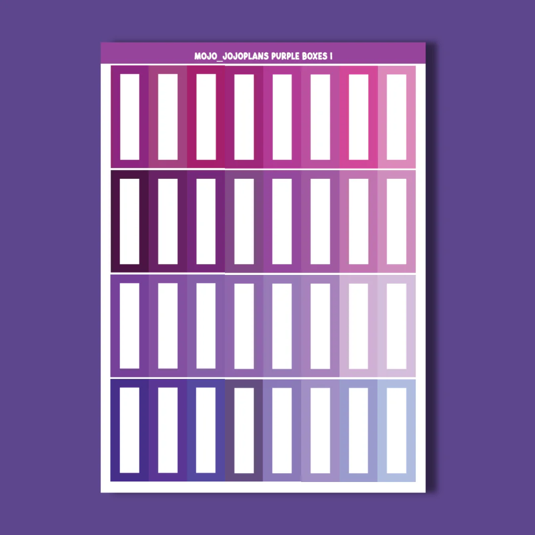 Rainbow Boxes Sampler Sheets (Individual) - Image 9