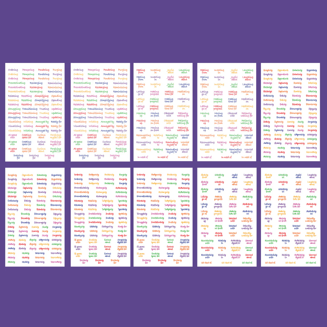 Rainbow Currently 2.0 Sticker Book - Image 4