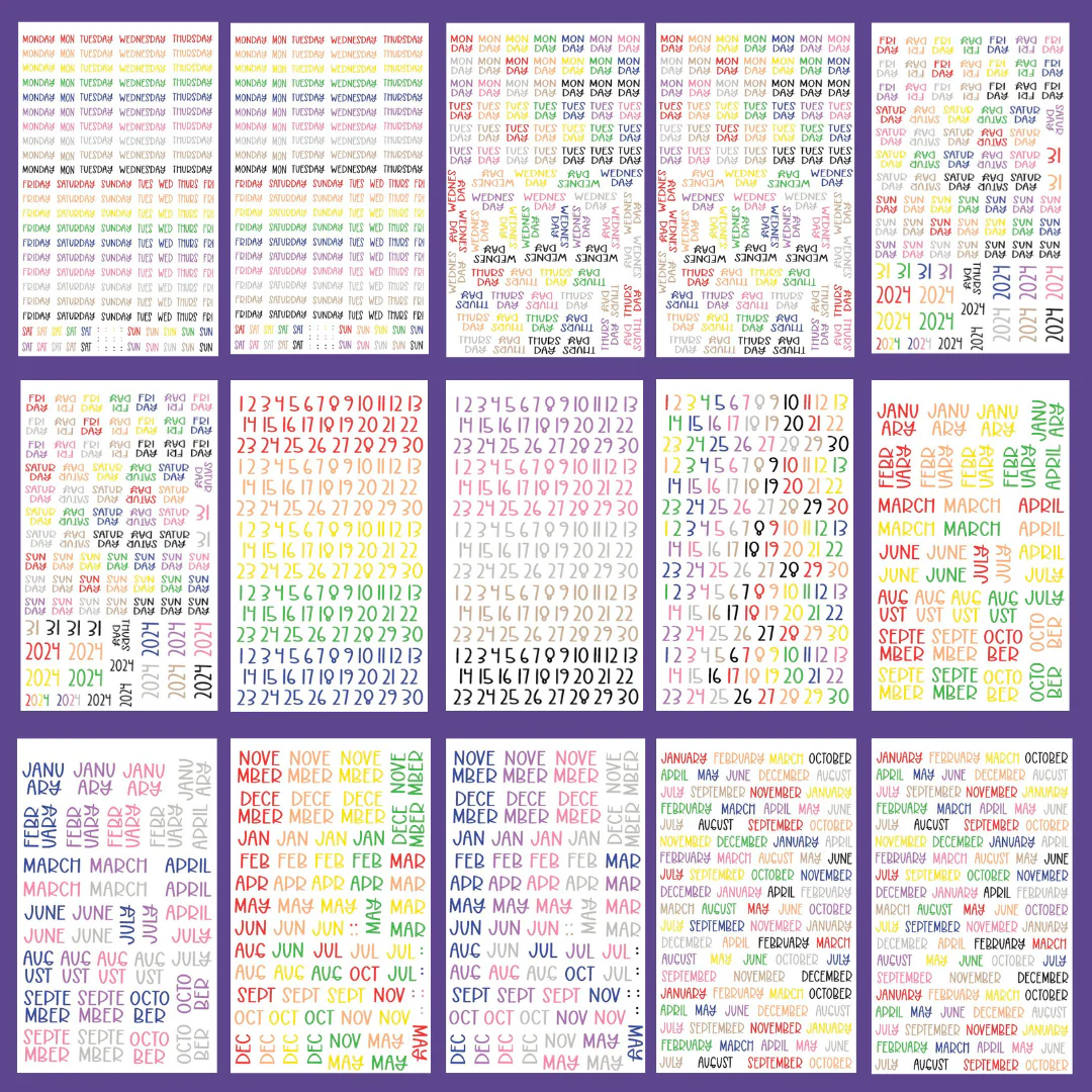 Rainbow Date It 2.0! Sticker Book - Image 2