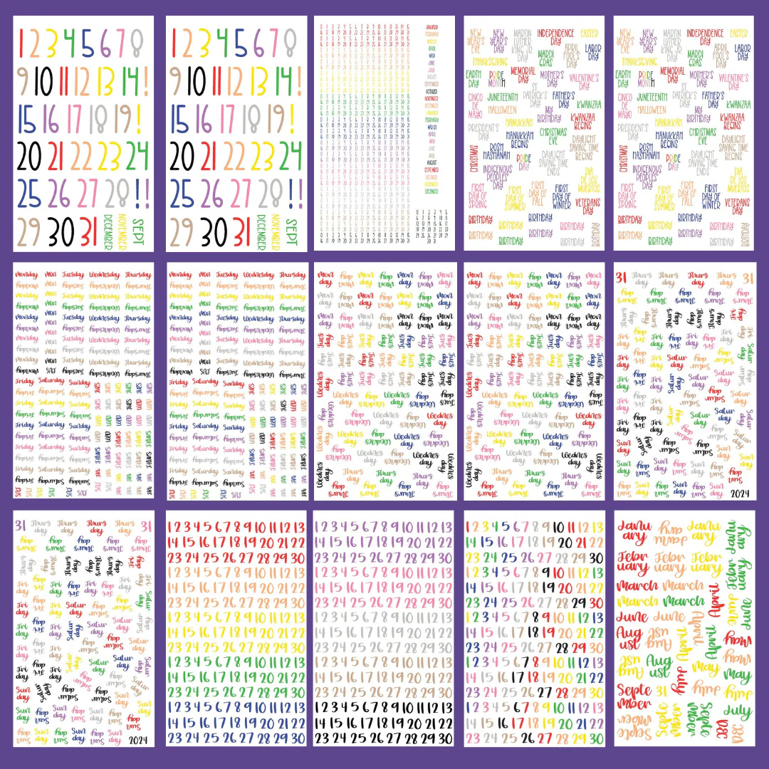 Rainbow Date It 2.0! Sticker Book - Image 3