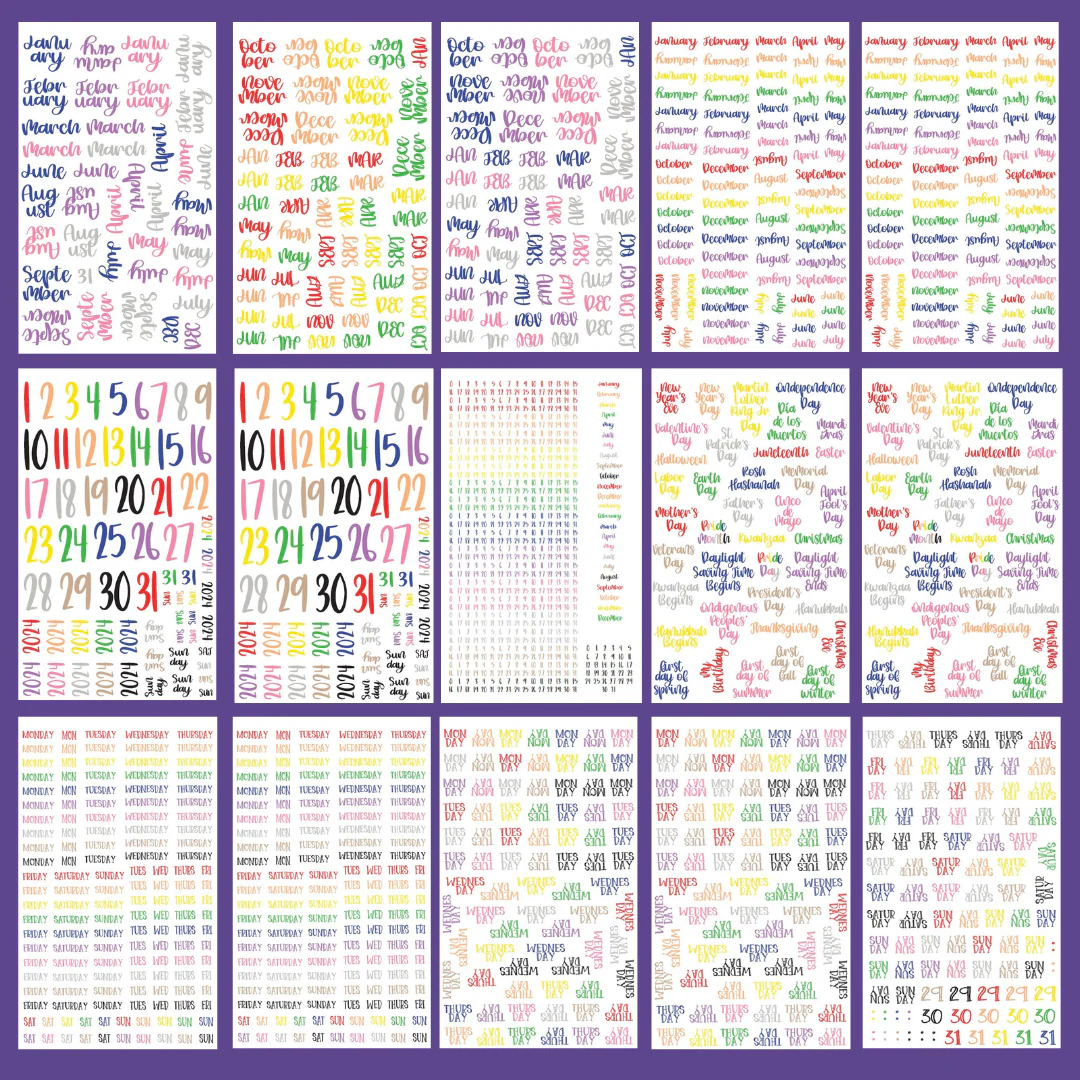 Rainbow Date It 2.0! Sticker Book - Image 4
