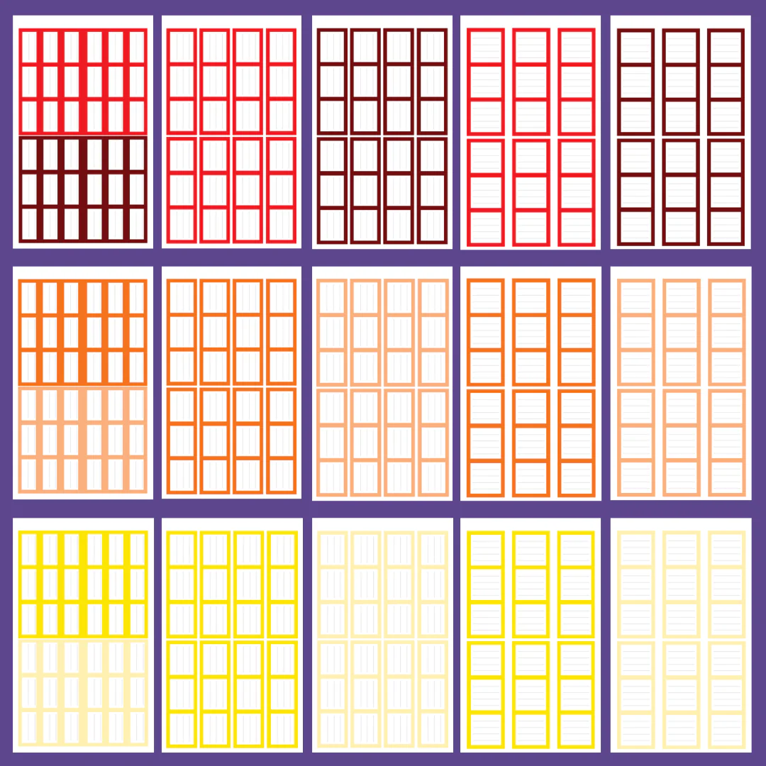 Rainbow Journaling Boxes 2.0 Sticker Book - Image 2