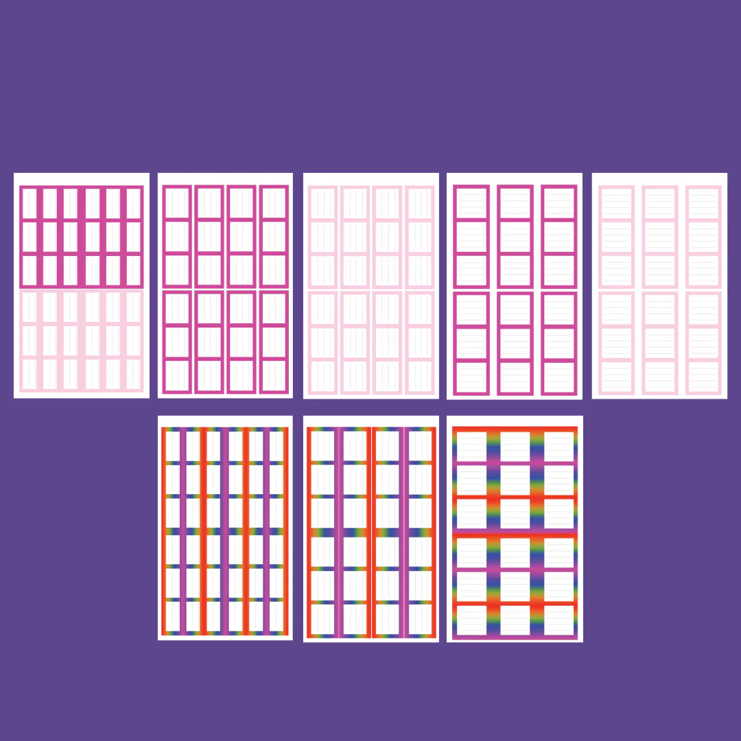 Rainbow Journaling Boxes 2.0 Sticker Book - Image 4