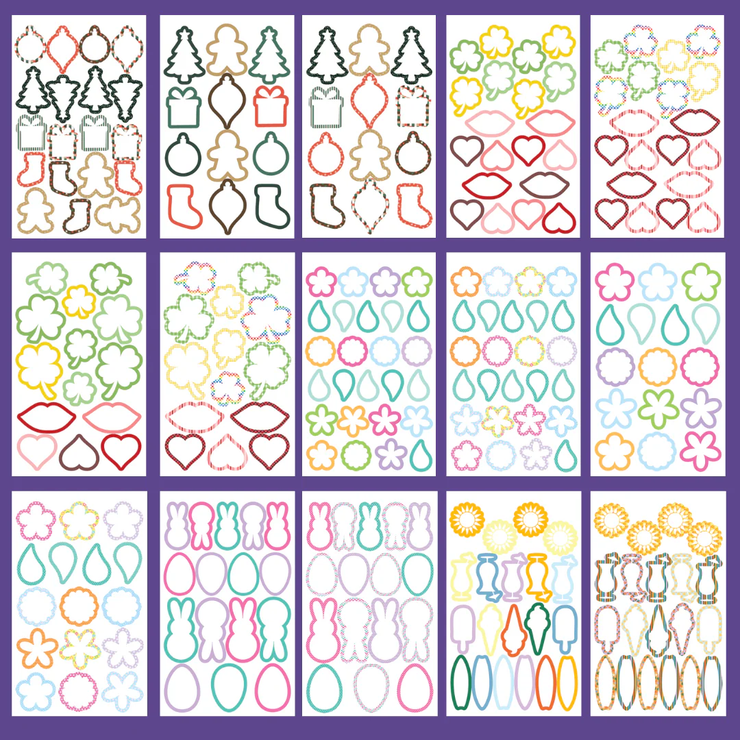 Seasonal Shapes Sticker Book - Image 3