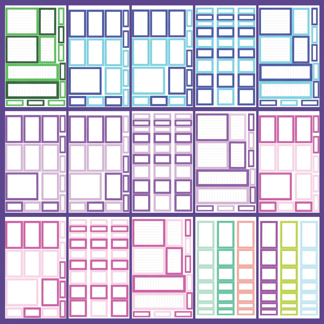 Spotted Rainbow Boxes Sticker Book - Image 3