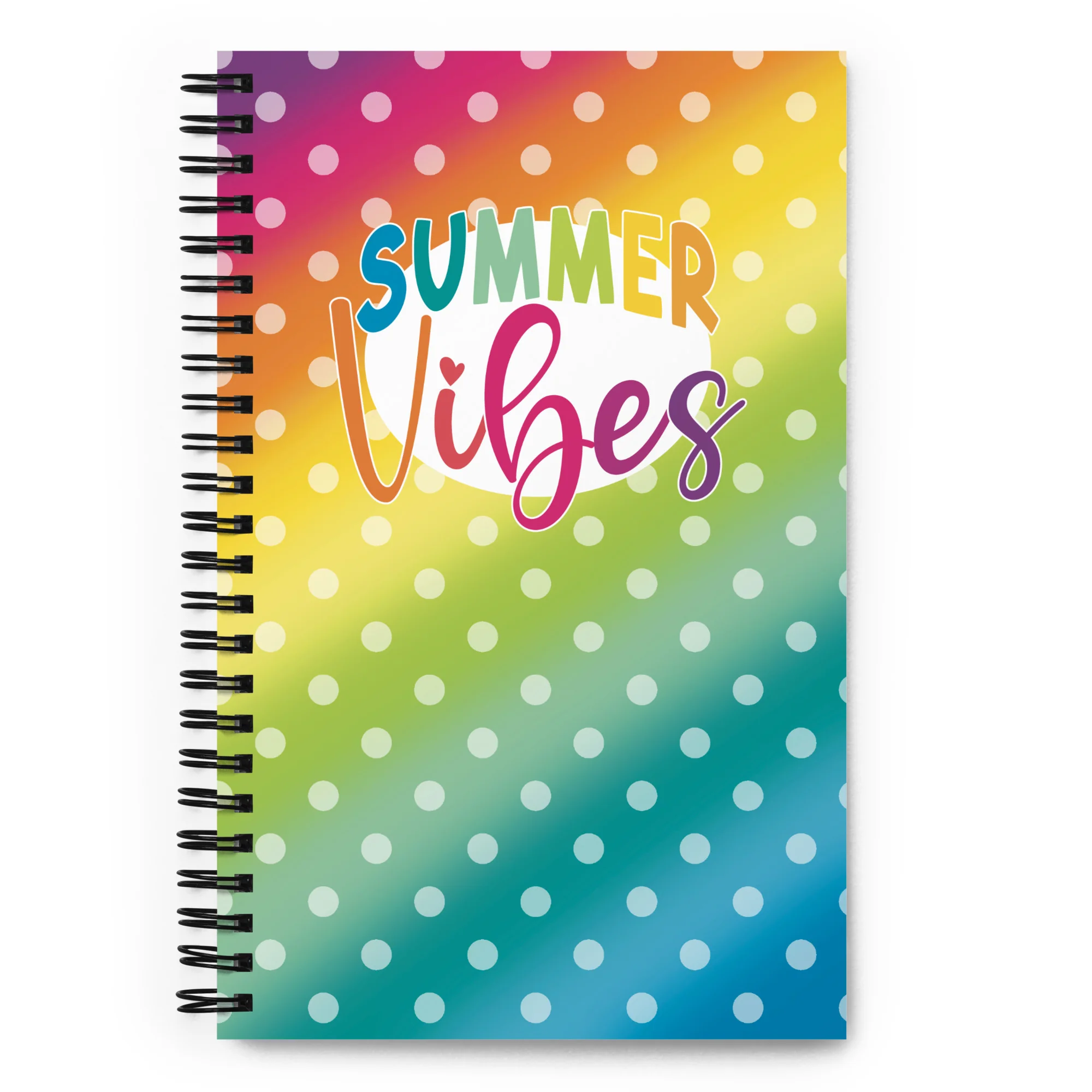 Summer Vibes Spiral notebook
